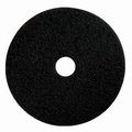 Boss Cleaning Equipment 19in Stripping Pad, Black, 5 Per Case B200605